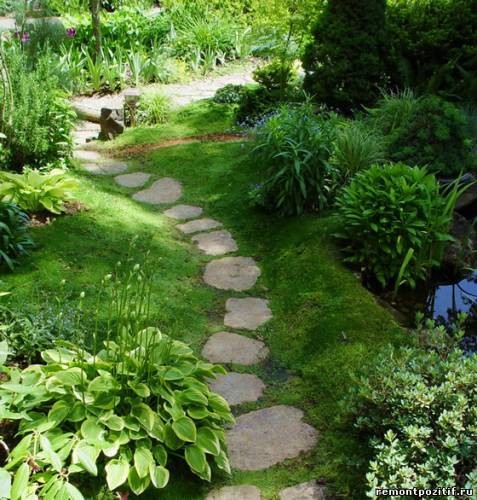 Natural Stone Walkways And Paths Rock, Large Landscaping Stepping Stones Toronto Canada