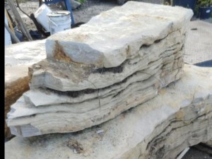 weathered limestone boulder